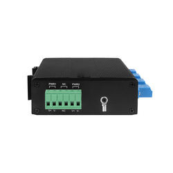 2*2B 산업 광학 우회 스위치 LC/SC 커넥터 SM/MM DC24/48V 입력