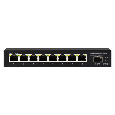 10G 이더넷 스위치 관리되지 않은 네트워크 스위치 8*2.5G RJ45+1*10G SFP 포트