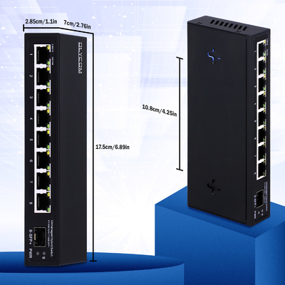 10G 이더넷 스위치 관리되지 않은 네트워크 스위치 8*2.5G RJ45+1*10G SFP 포트