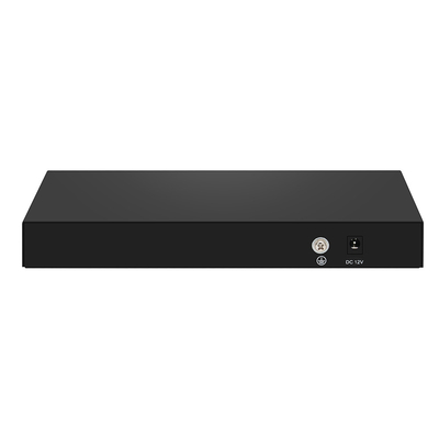 8-포트 10G SFP+ 섬유 스위치 관리되지 않은 1G/2.5G 자동 적응 DC12V 지원 OEM
