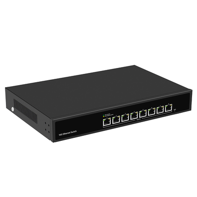 관리되지 않은 랙 탑재 10G 이더넷 스위치, AC100V-240V 전력 입력 및 1G/2.5G/5G 호환성