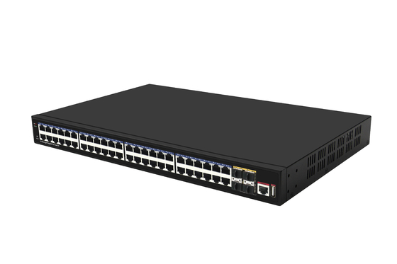48 포트 10G 포 스위치 L3 관리 이더넷 스위치 48 * 기가 비트 포 포 포 + 4 * 10G Sfp + 포 포