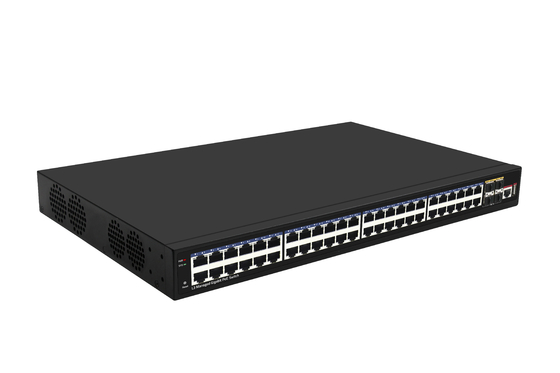 48 포트 10G 포 스위치 L3 관리 이더넷 스위치 48 * 기가 비트 포 포 포 + 4 * 10G Sfp + 포 포