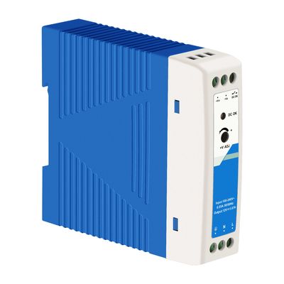 12V DIN 전원 공급 장치 20W 1.67A 플라스틱 AC/DC 입력 CE UL 인증 산업 등급