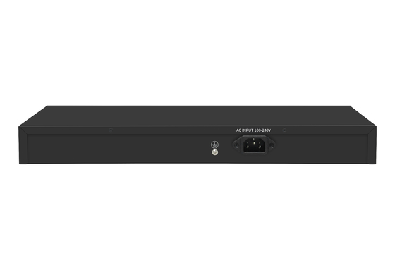 16 포트 기가비트 이더넷 스위치 AF/at 포 스위치 AC 100-240V 전력 입력