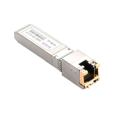 10G 구리 RJ45 SFP+ 트랜시버 30m 데이터 통신용 10GBASE-T 모듈 Cat6a