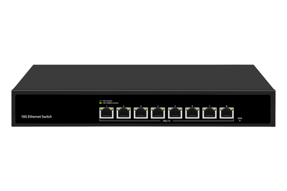 8 포트 10G 이더넷 스위치 8*10G 이더넷 포트 지원 100/1000M/2500M/5G/10G