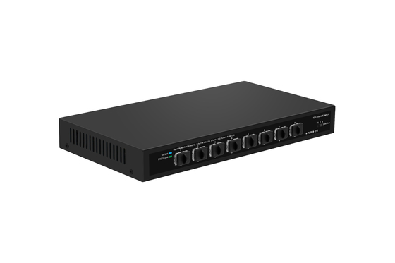 10G SFP+ 섬유 스위치 8*10G SFP+ 섬유 포트 지원 1.25G/2.5G/10G