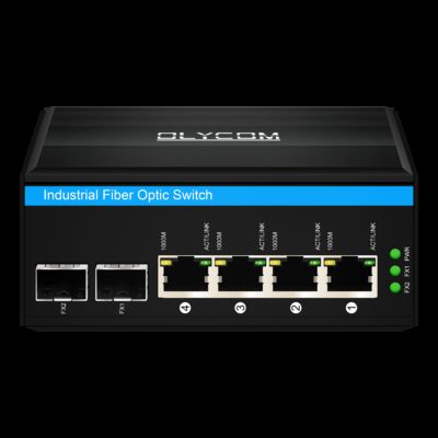 6 포트 태양광 Poe 스위치 DC12-48V 입력 120w 태양광 발전/트렁크/VoIP 시스템/CCTV 보안 시스템용 산업용 이더넷 스위치