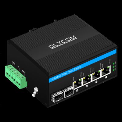 6 포트 태양광 Poe 스위치 DC12-48V 입력 120w 태양광 발전/트렁크/VoIP 시스템/CCTV 보안 시스템용 산업용 이더넷 스위치