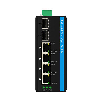 태양광 PoE 스위치 4 포트 DIN 레일 기가비트 관리되지 않은 DC12V/24V/48V 입력 CE FCC