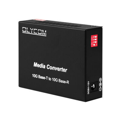 10G SFP+ DIP 스위치와 함께 관리되지 않은 광섬유 미디어 변환기 데이터 센터 및 LAN 백본을 위한 광섬유 변환기