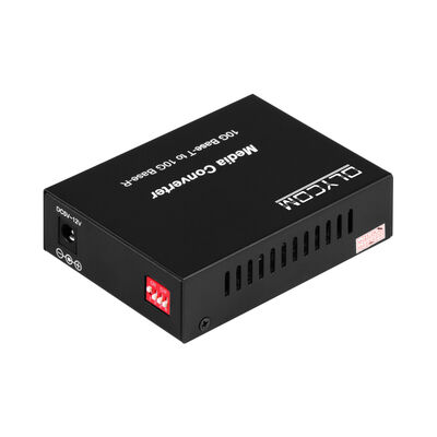 10G SFP+ DIP 스위치와 함께 관리되지 않은 광섬유 미디어 변환기 데이터 센터 및 LAN 백본을 위한 광섬유 변환기