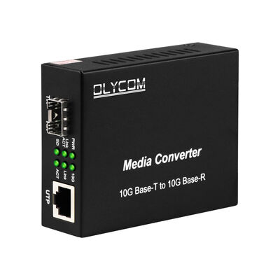 10G SFP+ DIP 스위치와 함께 관리되지 않은 광섬유 미디어 변환기 데이터 센터 및 LAN 백본을 위한 광섬유 변환기