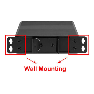 5 포트 빠른 네트워크 DIN PoE 스위치 PoE Af/At 120W 예산 DC48V 입력 CE FCC 인증