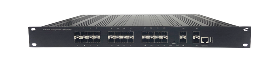28-포트 10G 관리 이더넷 스위치 전체 섬유 슬롯 AC DC 입력 랜리스 랙 장착 CE