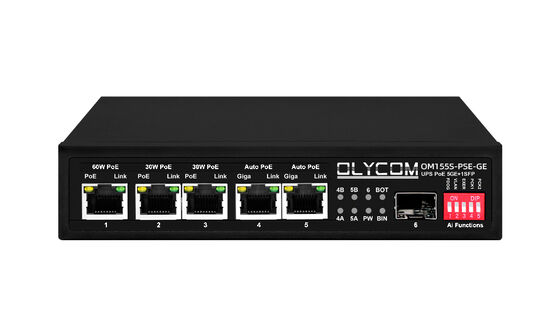 기가비트 PoE 스위치 MPPT 태양광 충전 컨트롤러 SFP 광섬유 DC12V/DC24V/DC48V 입력