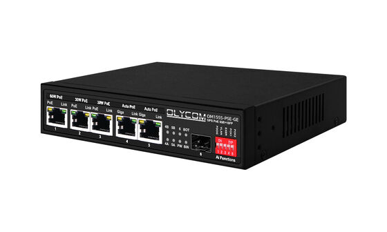 기가비트 PoE 스위치 MPPT 태양광 충전 컨트롤러 SFP 광섬유 DC12V/DC24V/DC48V 입력
