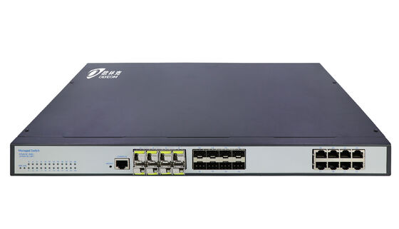 기가비트 관리된 레이어 2 네트워크 스위치 24 포트 팬리스 웹 CLI SNMP 지원 CE FCC