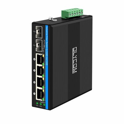 2.5G 산업 PoE 스위치 4 포트 10G Uplinks 무관리 리얼텍 기반 DIN 레일