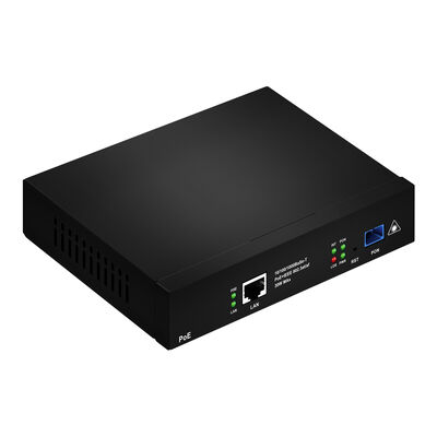 기가비트 단일 포트 XPON PoE ONU EPON/GPON 802.3at 30W AC100-240V 데스크톱 FTTH ONT