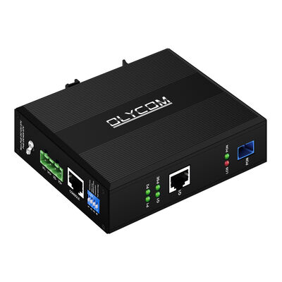 산업용 기가비트 xPON PoE ONU | DIN 레일 마운트가 있는 EPON/GPON 광섬유 액세스 장치