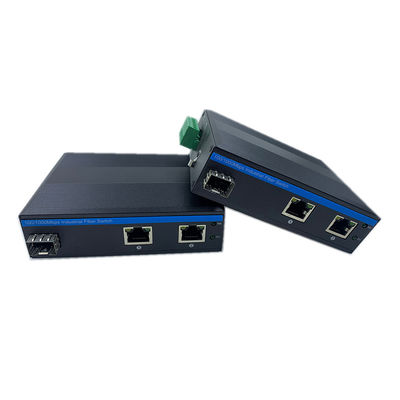 산업용 네트워크 스위치 10/100m 1 Sfp 2 Rj45 관리되지 않은 네트워크 스위치 IP40 DC 9-36V