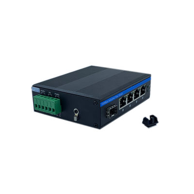 산업용 POE 스위치, 1개의 SFP 포트와 4개의 RJ45 포트