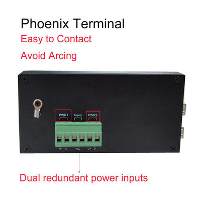 12VDC 산업 스위치 8 포트, IM-FS180GW 보호 수준 Din Rail Ethernet 스위치