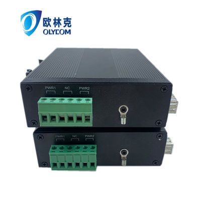 견고한 미디어 변환기 Poe 15.4W 30W 10/100m 빠른 이더넷 관리되지 않은 Ce Din Rail