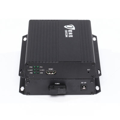 1080P HDMI DVI 확장자 단일 모드 SC 포트 심플렉스 12VDC CE FCC 데스크톱 타입