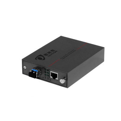 850nm PoE 기가비트 광섬유 네트워크 미디어 컨버터, 관리 불필요, 멀티모드 SFP 케이지