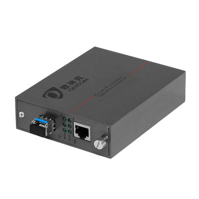 10/100M PoE 미디어 변환기 LFPT 기능이 없는 SFP 광섬유 DC5V