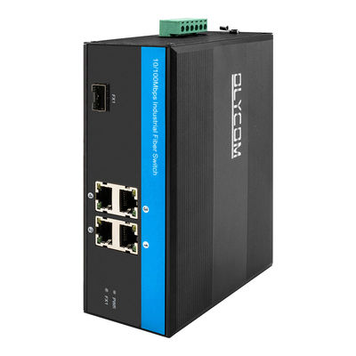 4 포트 산업 네트워크 스위치 허브 10/100 Mbps 빠른 이더넷 관리되지 않은 CE FCC