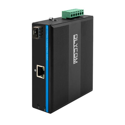 산업용 이더넷 미디어 변환기 SFP 섬유 10/100Mbps 관리되지 않은 견고한 케이스