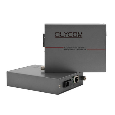 싱글 모드 파이버 미디어 변환기 1.25G 이더넷 WDM 광학 관리되지 않은 30W PoE