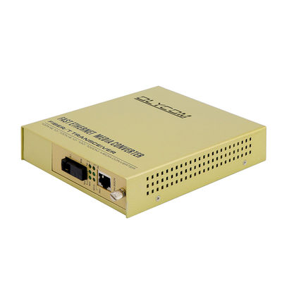 WDM 미디어 변환기 10/100Mbps 랙 마운트 파이버 구리 확장기 관리되지 않은 CE