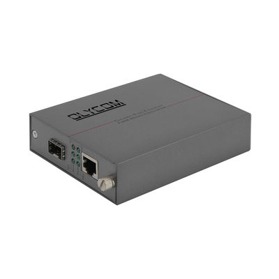 SFP 광자료 미디어 변환기 10/100Mbps LFPT 광 이더넷 랙 설치 가능한 관리되지 않은 DC5V