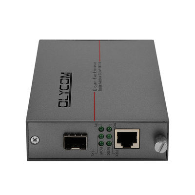 SFP 광섬유 이더넷 미디어 변환기 메가비트 랙 설치 가능한 관리되지 않은 LFPT DC5V