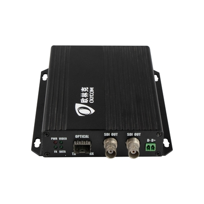 3G-SDI 광섬유 확장기 RS485 데이터 로컬 루프 1 SDI 2 SDI 출력