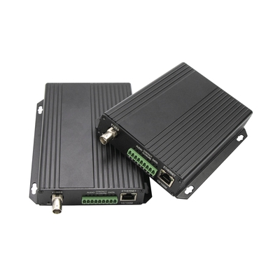 아날로그 비디오 비디 데이터 RS232/RS422 10/100M 이더넷 오버 파이버 변환기 DC5V