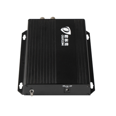 3G-SDI 비디오 광 송신기 수신기 BNC 포트 2 SDI 출력 DC12V SFP 슬롯