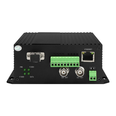 HD 3G SDI 비디오 디지털 광 변환기 Bidi RS485 10/100M 이더넷 20km DC5V