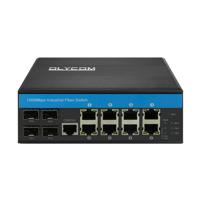 12 포트 2.5G 섬유 ERPS 링 L2 관리 가능한 산업 관리 이더넷 스위치