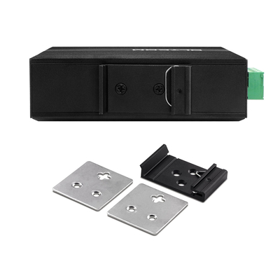 미니 5 포트 기가비트 산업용 섬유 스위치 SFP 업링크 관리되지 않은 Din Rail 유형 DC12V